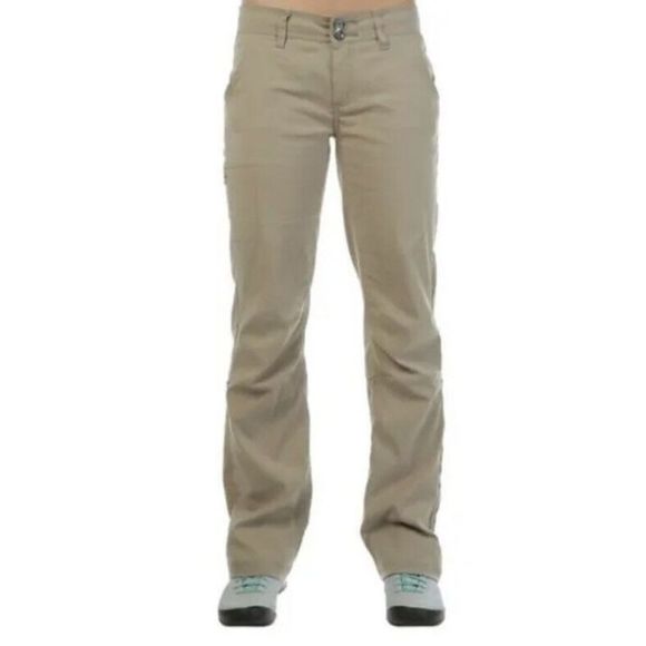 PrAna Women Sz 2 Inseam 30” Halle Pants Khaki Beige Hiking Roll Up Leg $89 - Picture 11 of 16